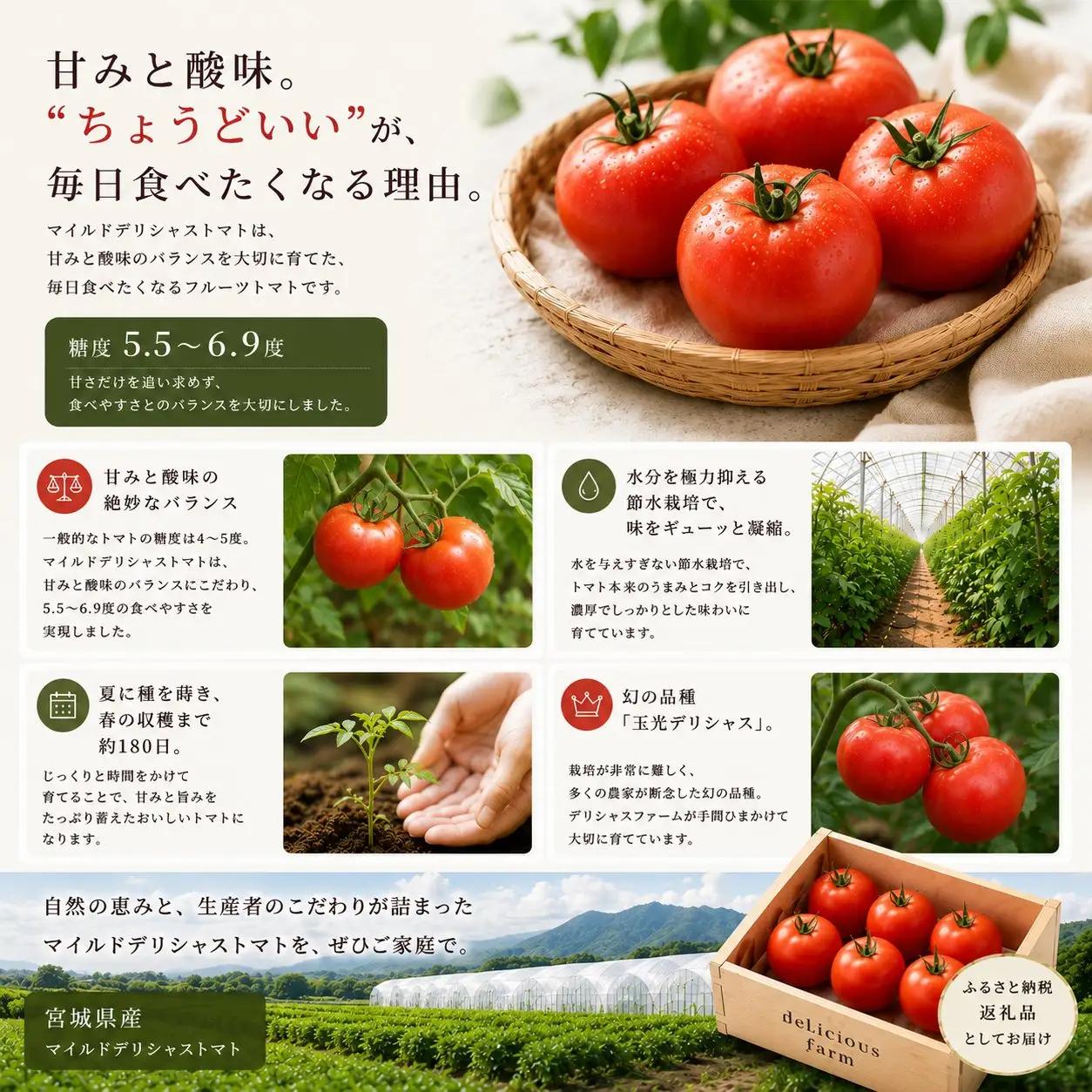 トマト マイルドデリシャス2kg とまと【delf045】
