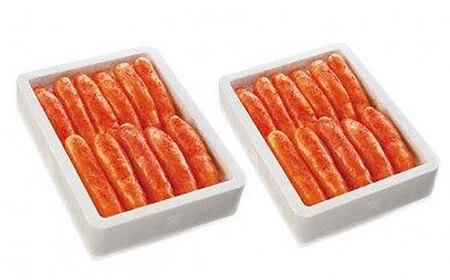 無着色辛子明太子「選」600ｇ×2箱セット【海千】（王塚古墳のある町桂川町）