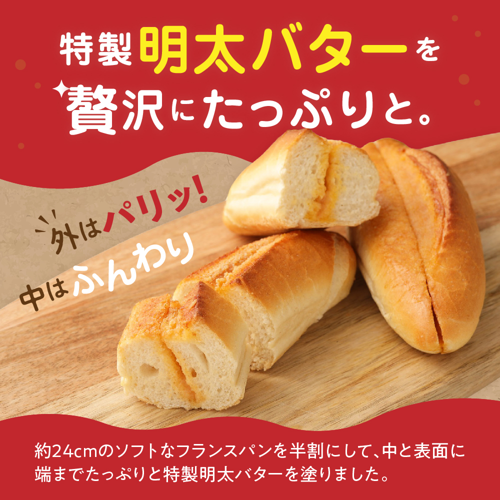  明太子屋がこだわった 博多明太 フランス 10本セット