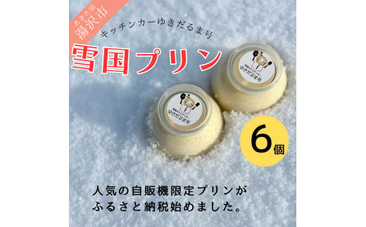 
人気の雪国くちどけなめらか極上プリン ６個入[M13701]
