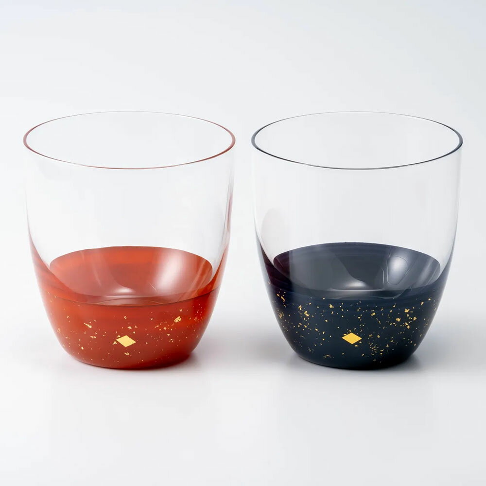 【ふるさと納税】漆グラス秀衡 タンブラー ペア グラス 伝統工芸 工芸品 丸三漆器 一関市 岩手県