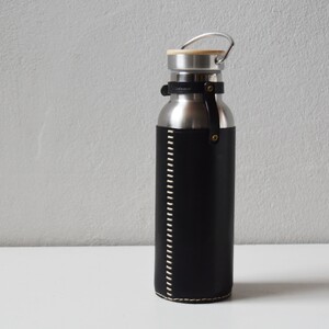 Teha’amana Bottle+Bottle Cover ステンレスボトル+革のボトルセット キャメル テハマナ 革 皮 雑貨 おしゃれ ボトルカバー レザー 本革 ドリンク こだわりの逸品 地域