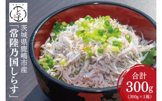 しらす 鹿島灘 釜揚げしらす「常陸乃国しらす」 300g 1箱 新鮮 ふっくら 新ブランド 最高級品 塩分控えめ カルシウム ビタミンD 贈答 ギフト 魚 海鮮 魚介類 魚貝 冷凍 人気 美味しい 健康 惣菜 おかず こだわり 厳選 ふるさと納税 茨城県 鹿嶋市