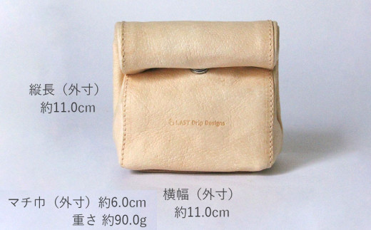 ペーパーバッグ （プチポーチ） ヌメ革 豚革 革 レザー バッグ ポーチ 鞄 カバン 革製品