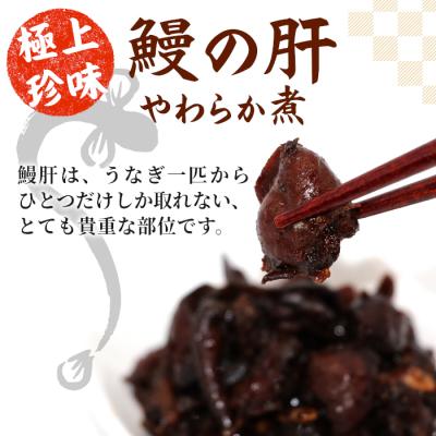 ふるさと納税 設楽町 愛知県三河産 鰻肝やわらか煮 100g(50g×2パック) 国産 うなぎ 鰻 魚 肝 きも |  | 01