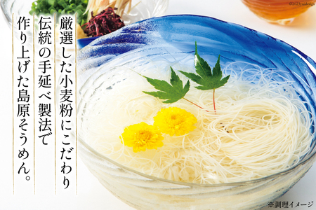島原手延べ素麺 1kg×2箱 計2kg [コロニーエンタープライズ 長崎県 雲仙市 item1072] 麺 そうめん 素麺 手延 島原