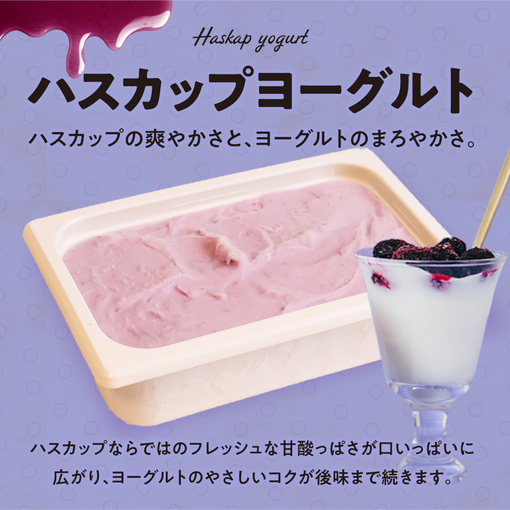 951アイスクリーム　バルクアイス2L×１個（ハスカップヨーグルト）｜本格派 アイス ミルク 北海道 札幌市