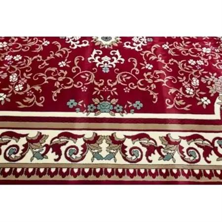 絨毯 ラグマット 3畳 長方形 250×200 洗える 厚手 サンアントニオ エンジ_雑貨・日用品  家具・インテリア _【1125210】