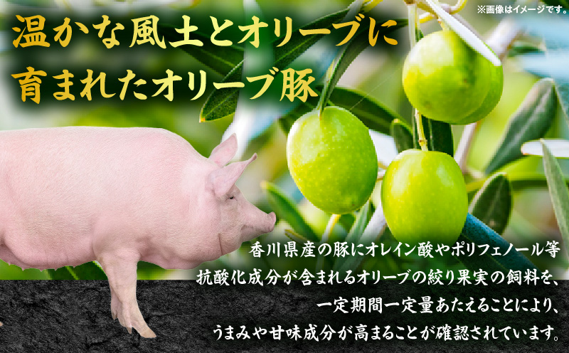 オリーブ豚モモ・ウデ切り落とし 計1000g【高松市共通返礼品】｜国産 国産豚 オリーブ豚 豚肉 1000g 1kg ブランド豚 モモ ウデ 切り落とし スライス お肉 豚 冷凍 鍋 炒め物 煮物 日