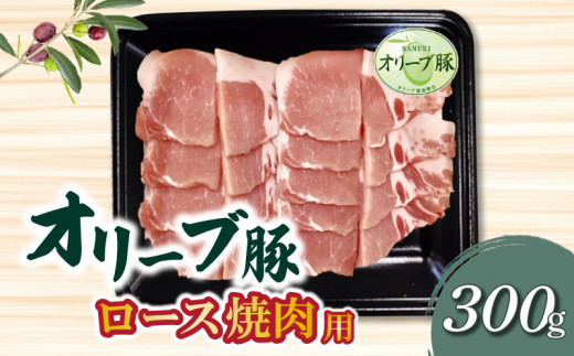 
M04-0108_香川県産 オリーブ豚 ロース 焼肉用 300g
