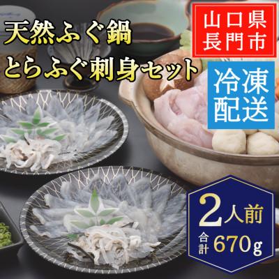 ふるさと納税 長門市 天然ふぐ唐揚付き　天然ふぐ鍋・とらふぐ刺身セット2人前/冷凍
