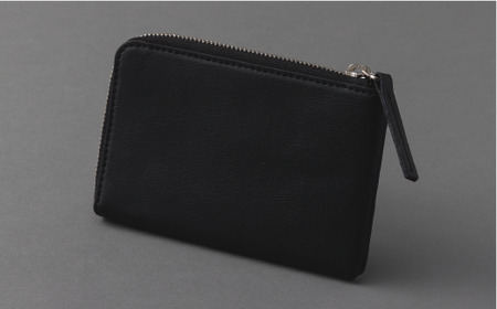 りんごレザー RingoLeather(登録商標) CARD CASE 2pocket 【 黒 】 株式会社SORENA カードケース 信州 59500円 長野県 飯綱町