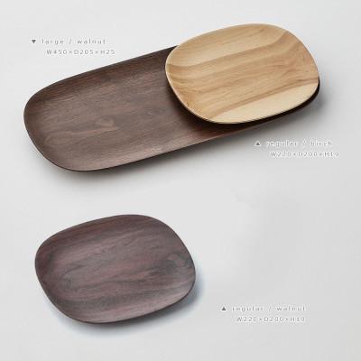 ふるさと納税 旭川市 【2025年2月中旬発送】SASAKIのPlainPlate L/W│旭川クラフト木製品03473 |  | 03