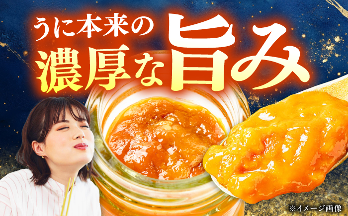 漁師の 塩ウニ 4本 《対馬市》 【漁昇丸水産】 うに 瓶 ビン 海鮮 冷凍 [WBU005]