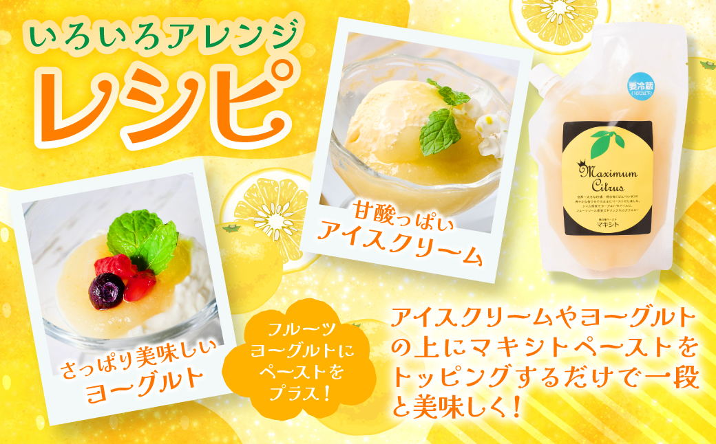 熊本県 八代市産 晩白柚ペースト「マキシト」& 晩白柚ゼリー「マキシトゼリー」『贅沢セット』（合計1280g）ばんぺいゆ 柑橘 手作り