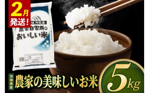 米 農家の美味しいお米 精米 5kg 令和8年産 茨城県産 阿見町産 お米 こめ コメ ごはん 白米 茨城県産米 単一米 単一原料米 安心 安全 送料無料 国産 人気 数量限定 （85-R8a073_02）