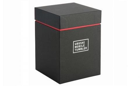 うるしモバイルタンブラー　波千鳥　朱 朱