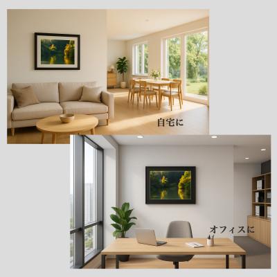 ふるさと納税 天理市 天理の風景1『FLEETING DANCE 〜儚い舞〜』 A4額装プリント |  | 01