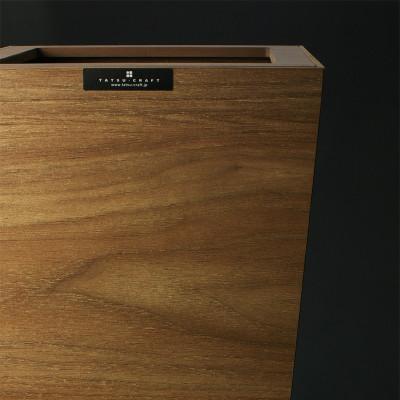 ふるさと納税 和歌山市 バスク ダストボックス スクエア 7L ブラウン ソファの横に置きたい木目調ゴミ箱 |  | 01