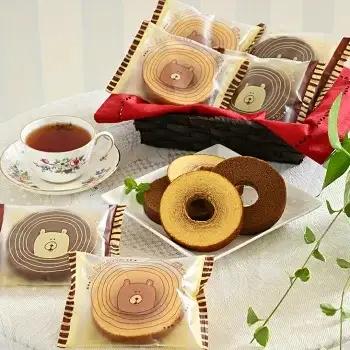 ミニバウムクーヘン詰め合わせ 10個入り 3箱 〔P-459〕 | 菓子 スイーツ 洋菓子 おかし デザート おやつ セット 詰め合せ アソート 個包装 バウムクーヘン 焼菓子 お取り寄せ プレゼント