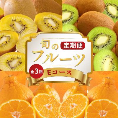 ふるさと納税 丸亀市 【発送月固定定期便】フルーツ定期便 Eコース(ゴールドキウイ 香緑キウイ デコポン)全3回