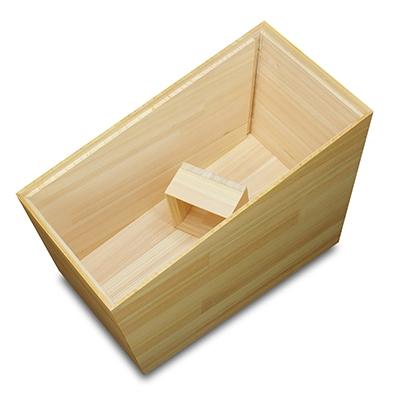 ふるさと納税 海南市 和歌山県海南市 米びつ 2kg  ナチュラル 升付  紀州ひのきを使用した見た目にも美しい米びつ |  | 02