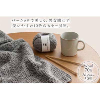 ふるさと納税 江南市 あみもねっと アルパカ天然色並太 6番色 10玉セット |  | 01