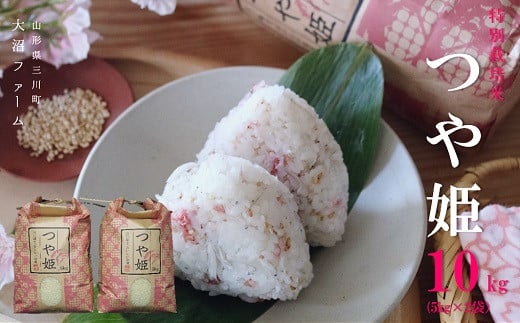 
            【精米】大沼ファームの特別栽培米つや姫10kg（令和7年産新米予約）
          