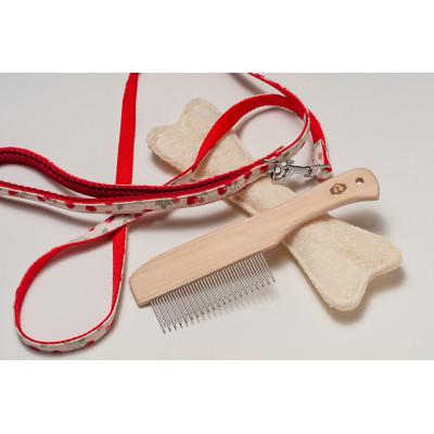 ふるさと納税 氷見市 StainlessWoodCombわんにゃん(ステンレスウッドコームわんにゃん)[1ヶ 化粧箱入り] |  | 01