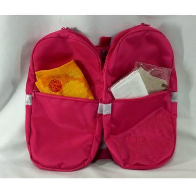 ふるさと納税 高槻市 【TVで紹介!】ランドセル用補助バッグ「サンドセル」 ポケットあり《ピンク》 |  | 01