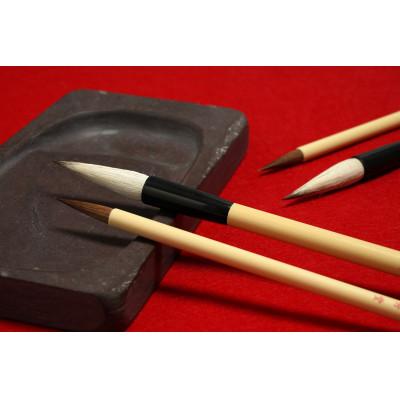 ふるさと納税 奥州市 水沢筆セット(太筆比賢立生2本・小筆銘光2本) [BS032] |  | 01