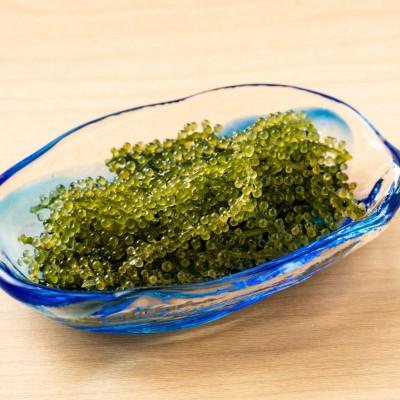 ふるさと納税 伊是名村 伊是名島そだちの塩水漬け海ぶどう60g×3袋