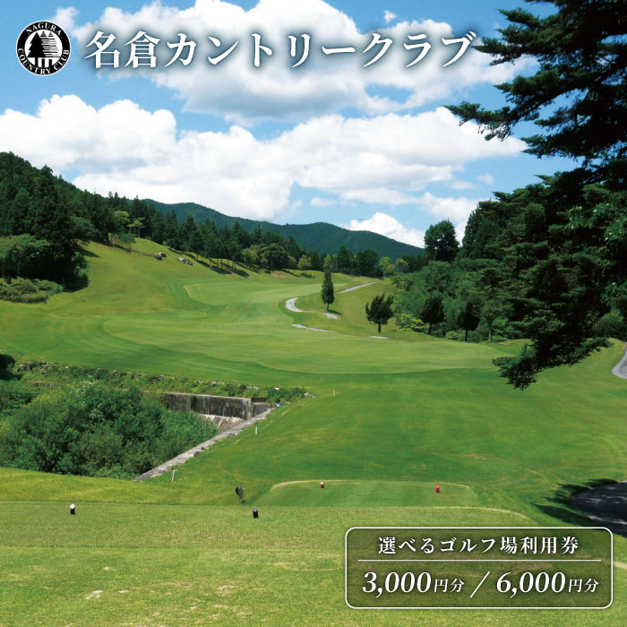 【ふるさと納税】名倉カントリークラブ ゴルフ 利用券 選べる 3000円 6000円 ゴルフ場 スポーツ チケット 施設利用券 名倉 利用券 東海 愛知県 設楽町 -066
