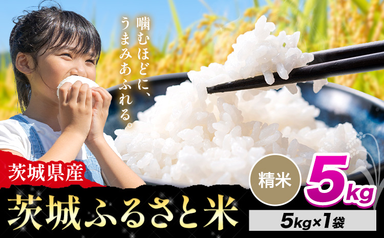 米 茨城 ふるさと米 精米 5kg《10月下旬-11月末頃出荷》茨城県 河内町 米 国産 お米 おこめ お弁当 おにぎり
