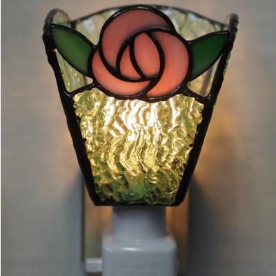 ふるさと納税 大村市 おやすみランプ【バラ　ピンク】5W電球付き |  | 01