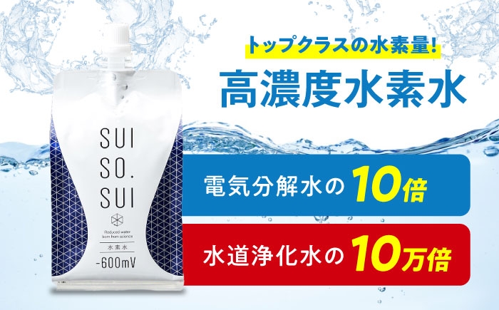 強い還元力をもつ水素水「-600mV」　水素水生活はじめませんか？