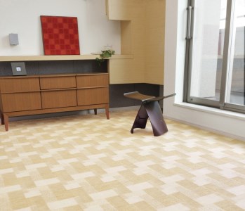 日本製 抗菌 カーペット ベージュ 1枚 10帖 約352×440cm 600003190型 [2949]