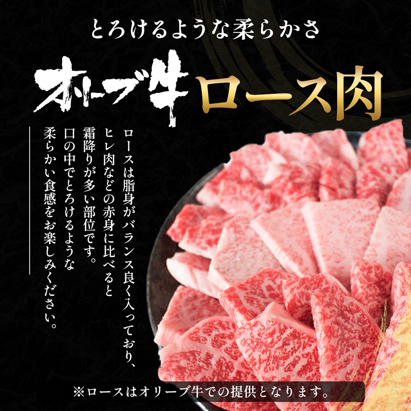 オリーブ牛 大人の BBQ セット1kg【配送不可：離島】