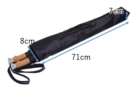 [R200] oxtos CORDURA トレッキングポールバッグ 【エンジ】