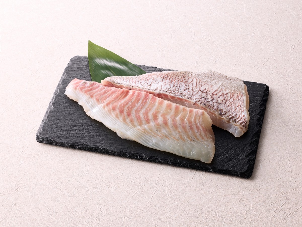 
                  【渡辺水産】魚介／朝締め穂州鯛 柵 2人前	
                