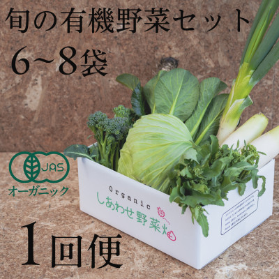 
            しあわせ野菜畑の有機野菜　Sセット　(安心の有機JAS認証　旬のオーガニック野菜　農場直送便)【1493486】
          