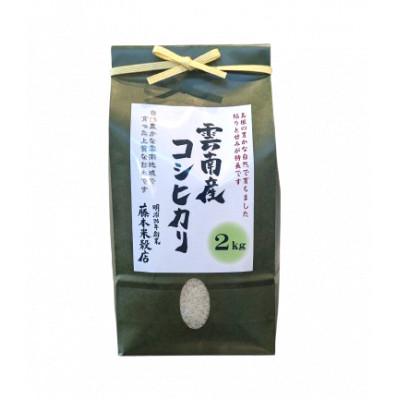 ふるさと納税 雲南市 島根県雲南市産コシヒカリ　2kg(2kg×1) |  | 01