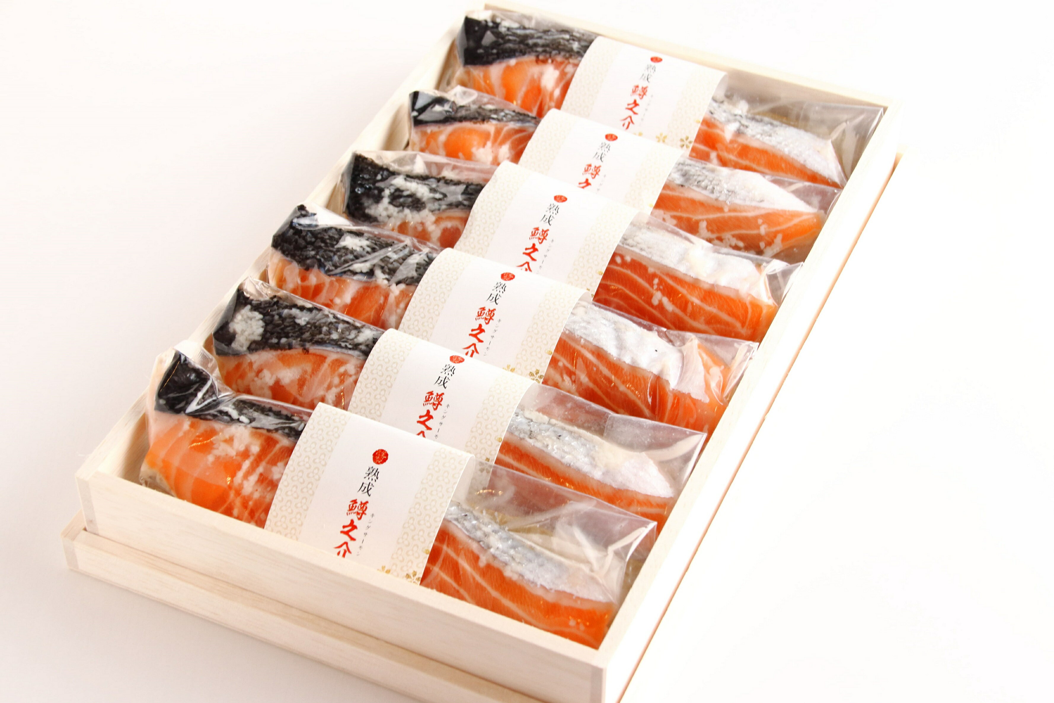 【ふるさと納税】熟成キングサーモン麹漬けセット【真清田】110g×6枚