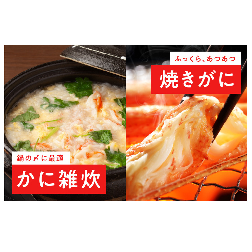 殻剥き不要 ズワイガニ 棒肉 ポーション 合計 500g（10本以上）特大サイズ 加熱用 099H2280_イメージ5