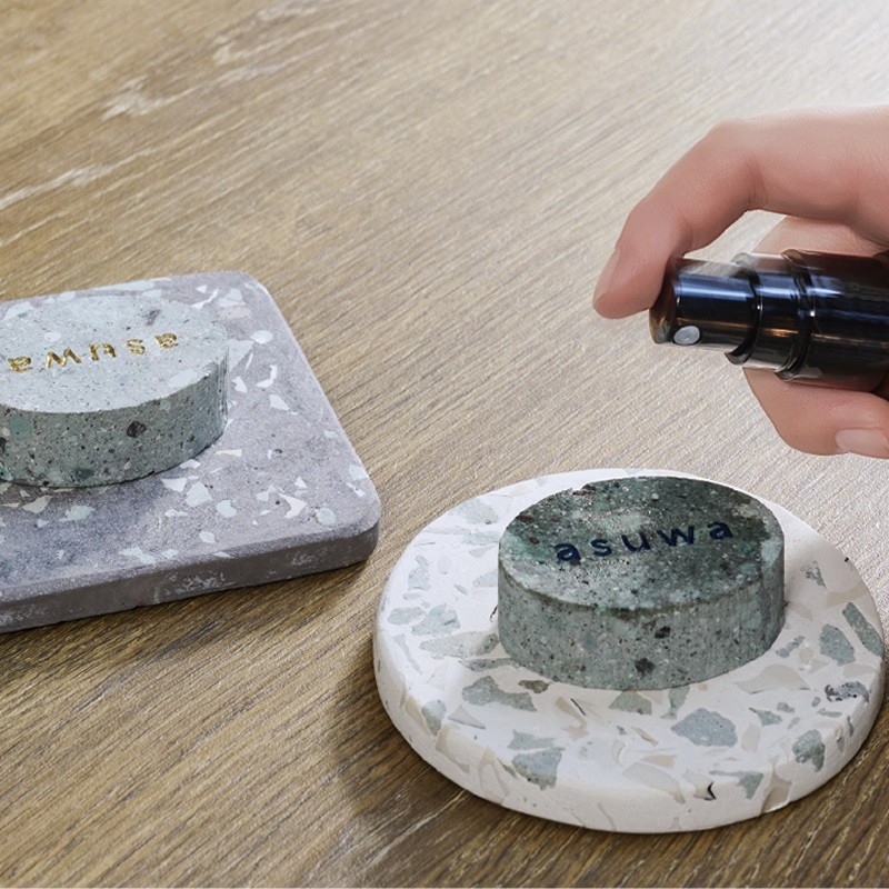 
            【福井県産笏谷石】アロマストーン＆コースターセット（寄付の使い道に「福井県内でのSDGs推進活動を応援」を選択された県外在住の方のみ）
          