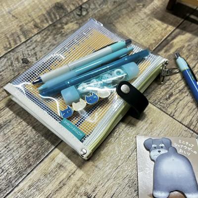 ふるさと納税 岡崎市 表紙がポーチになったM6ワイドサイズクリア手帳　推し活にも最高【SPEECHBALLOON】ホワイト |  | 01