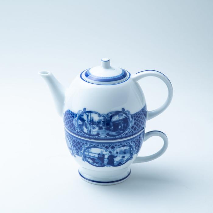 【ふるさと納税】タカラダオリジナル・横浜Before&Nowティーフォーワン | 食器 テーブルウェア 日用品 人気 おすすめ 送料無料