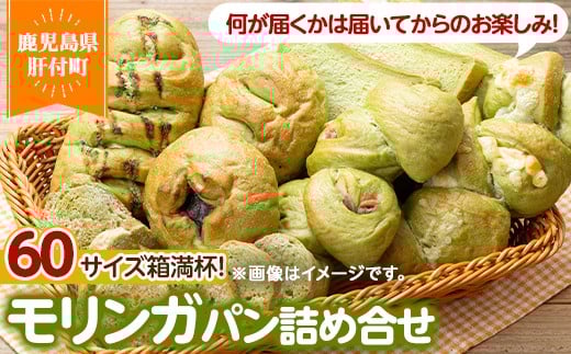 P65001 大隅産モリンガパンハーフセット(60サイズ詰め合せ (7個前後))  鹿児島 国産 もりんが ミラクルツリー スーパーフード パン 総菜パン ラスク 冷凍 詰め合わせ 朝食 手作り 美味しい【パン工房こかげ】