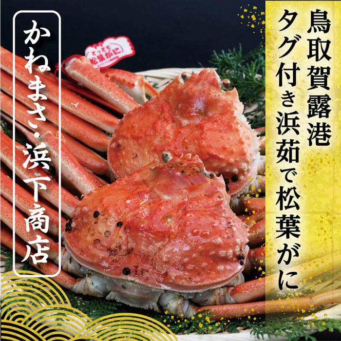 【ふるさと納税】鳥取賀露港 タグ付き浜茹で松葉がに【かねまさ・浜下商店】 | かに カニ 蟹 ずわいがに ズワイガニ ボイル かにしゃぶ かにみそ 松葉ガニ 茹で 送料無料 期間限定