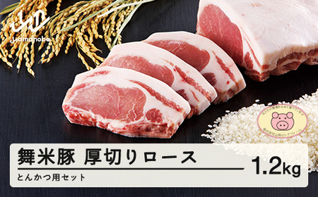 山形県産 ブランド豚 厚切りﾛｰｽとんかつ用セット 1.2kg F20A-196